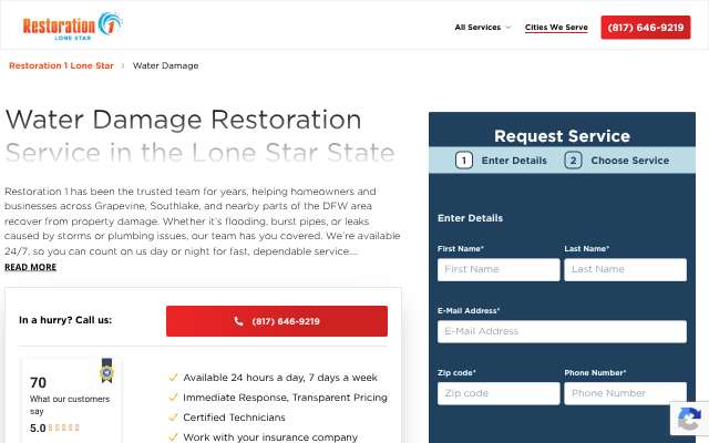 Page cited for Restoration 1 Lone Star