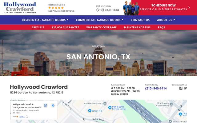 Page cited for Hollywood-Crawford Door Co.