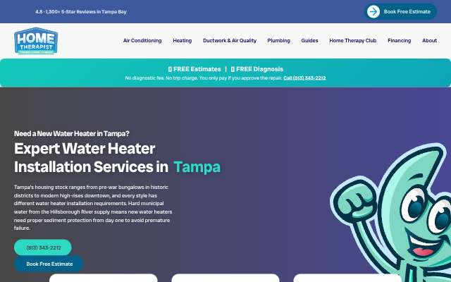 Page cited for Home Therapist Plumbing (Tampa)
