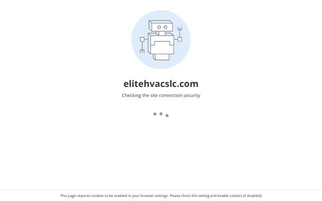 Elite HVAC SLC's page as the assistant saw it