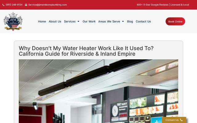 Page cited for Jim & Sons Plumbing & Rooter