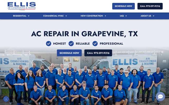 Page cited for Ellis Air Conditioning & Heating