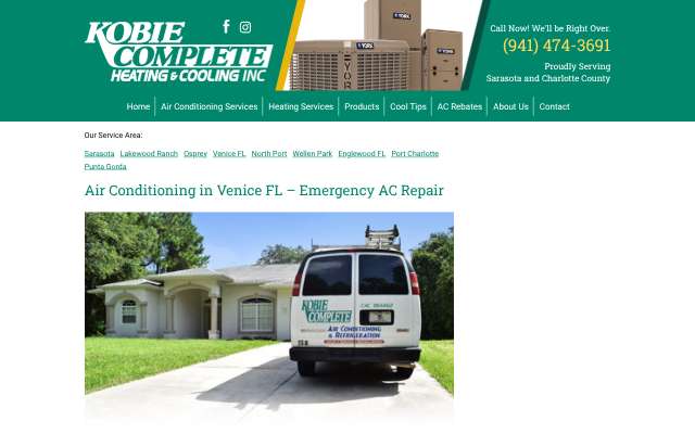 Kobie Complete's page as the assistant saw it
