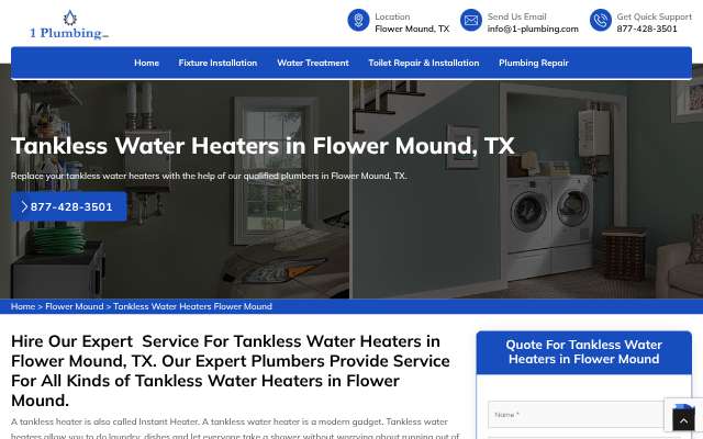 1-Plumbing's page as the assistant saw it