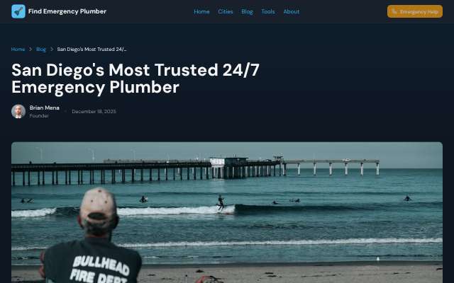 United Plumbing Heating Air & Electric's page as the assistant saw it