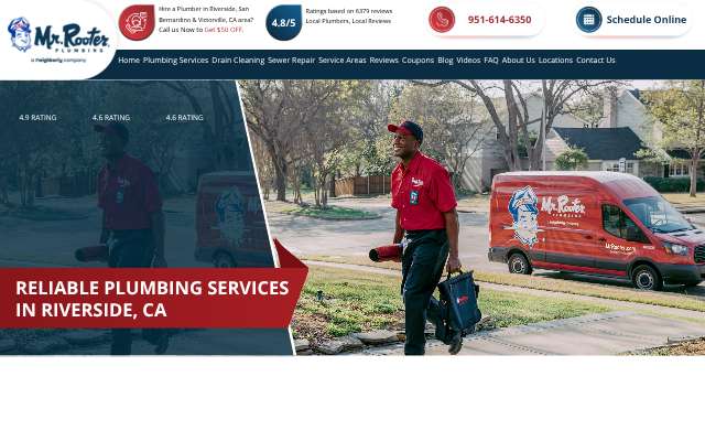 Page cited for Mr. Rooter Plumbing of Riverside