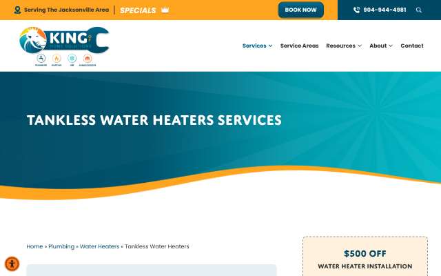 Page cited for King of Home Solutions