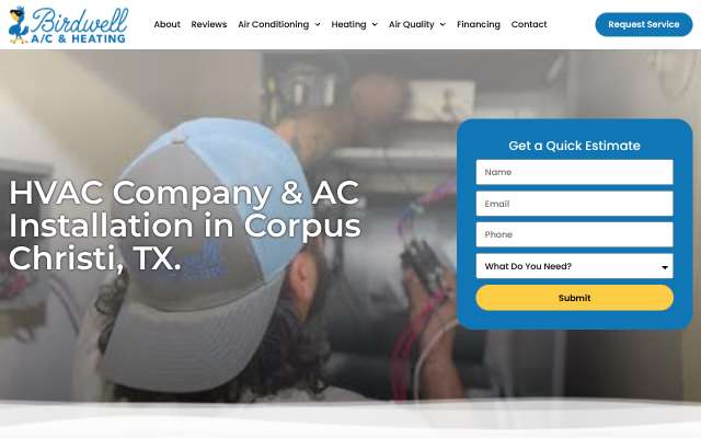 Birdwell AC & Heating's page as the assistant saw it