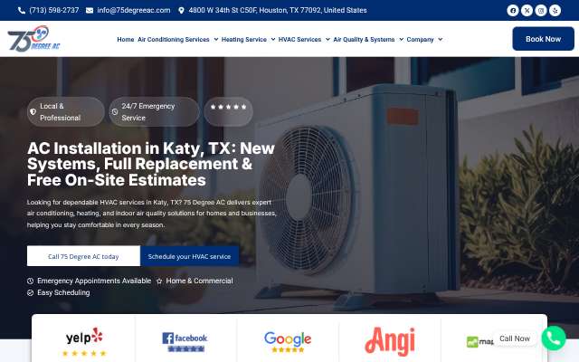 75 Degree AC's page as the assistant saw it
