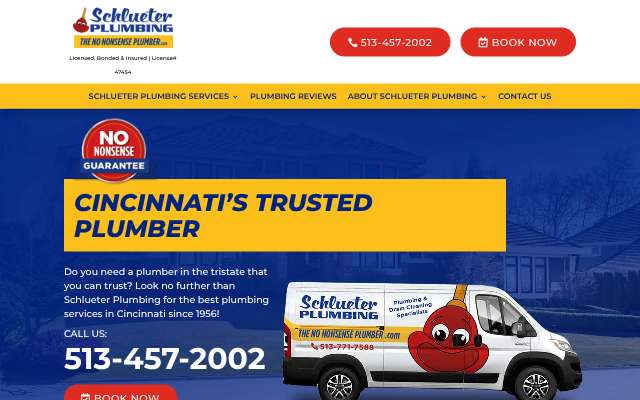 Page cited for Schlueter Plumbing