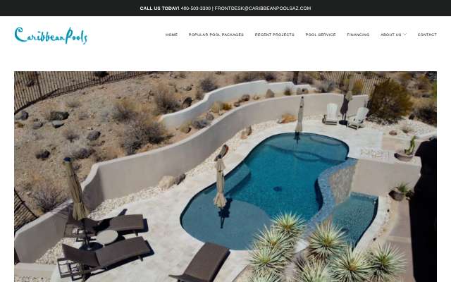 Page cited for Caribbean Pools