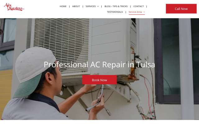 Air Masters Inc.'s page as the assistant saw it