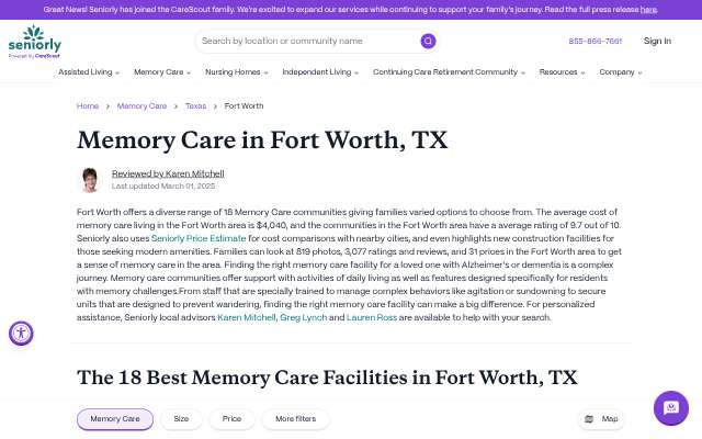 Legend of Fort Worth's page as the assistant saw it