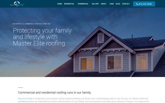 Page cited for Stay Dry Roofing