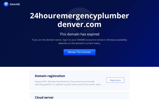 Page cited for 24 Hour Emergency Plumber