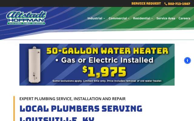 Page cited for Altstadt Hoffman Plumbing