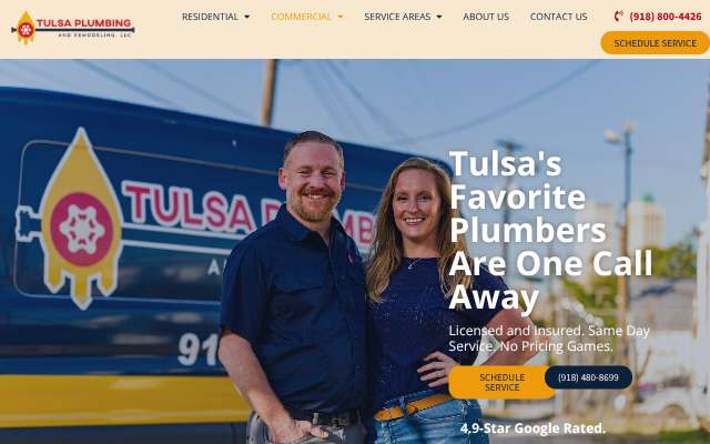 Page cited for Tulsa Plumbing and Remodeling