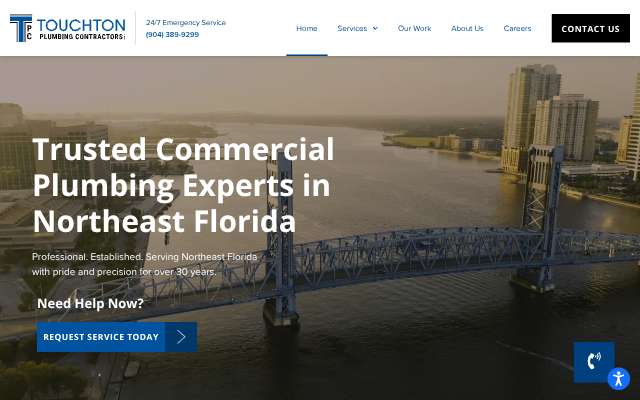 Page cited for Touchton Plumbing Contractors Inc