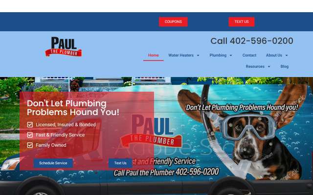 Page cited for Paul The Plumber