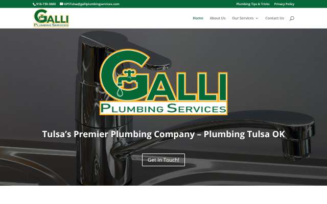 Page cited for Galli Plumbing Services