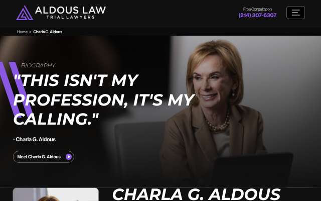 Page cited for Aldous Law - Charla Aldous