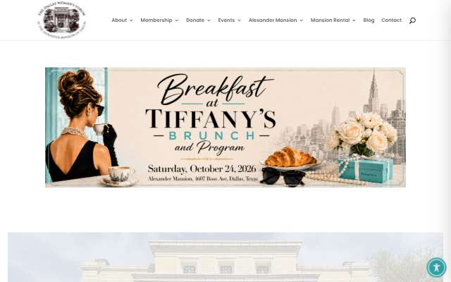 Alexander Mansion's page as the assistant saw it