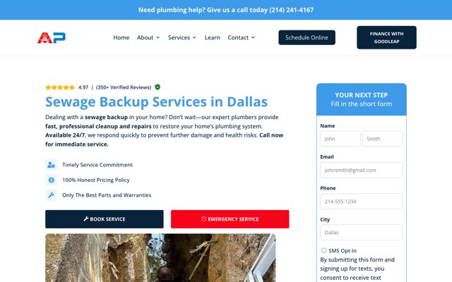 Page cited for Anchor Plumbing