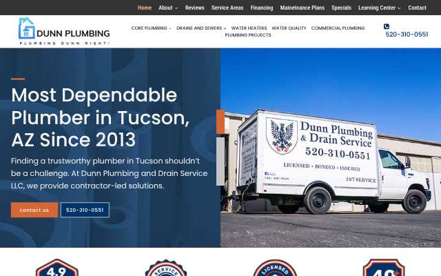 Page cited for Dunn Plumbing and Drain Service LLC