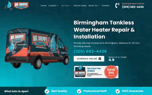 Page cited for Mr. Drippy Plumbing