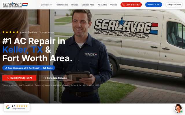 Seal HVAC's page as the assistant saw it