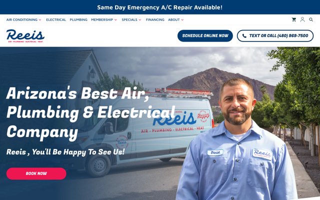 Page cited for REEIS Heating & Air Conditioning