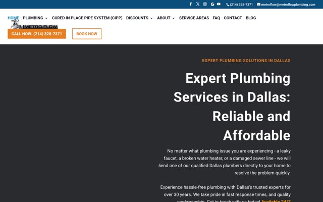 Page cited for Metro Flow Plumbing