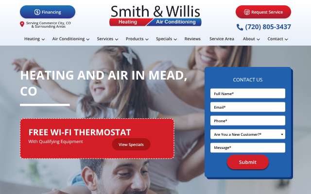Smith & Willis Heating & Air Conditioning's page as the assistant saw it