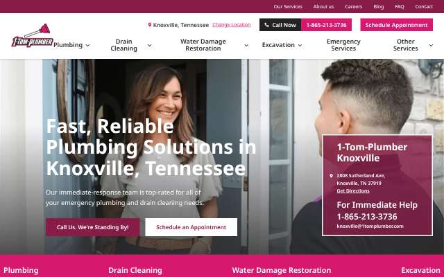 1-Tom-Plumber Knoxville's page as the assistant saw it
