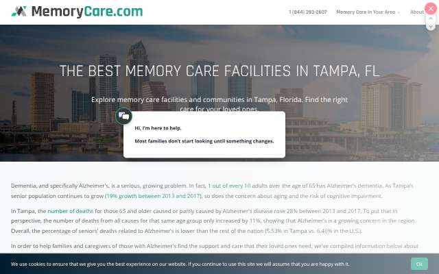Arden Courts (Tampa, 14950 Casey Rd)'s page as the assistant saw it