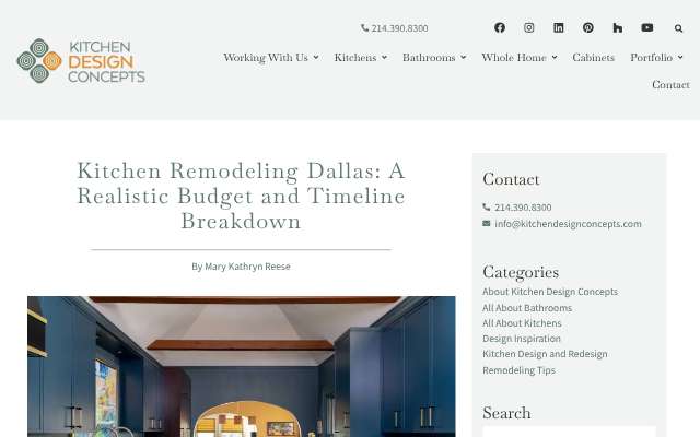 Page cited for Kitchen Design Concepts