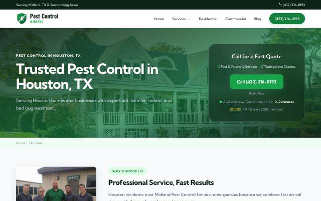 Page cited for Midland Pest Control