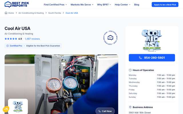 Page cited for Cool Air USA