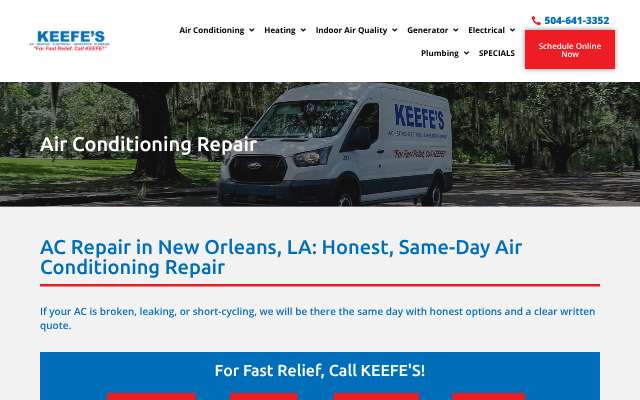 Page cited for Keefe's