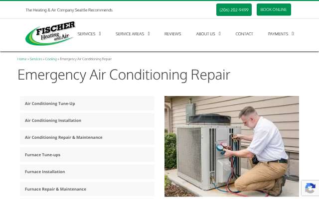 Page cited for Fischer Heating & Cooling