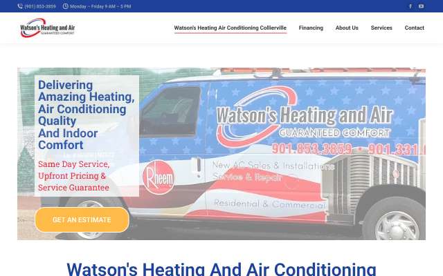 Page cited for Watson's Heating and Air