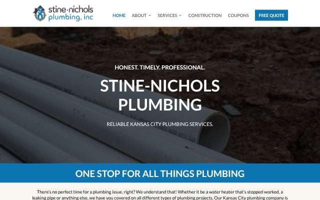 Page cited for Stine-Nichols Plumbing Inc.