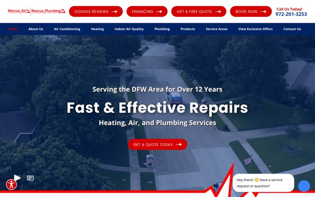 Page cited for Rescue Air Heating & Cooling