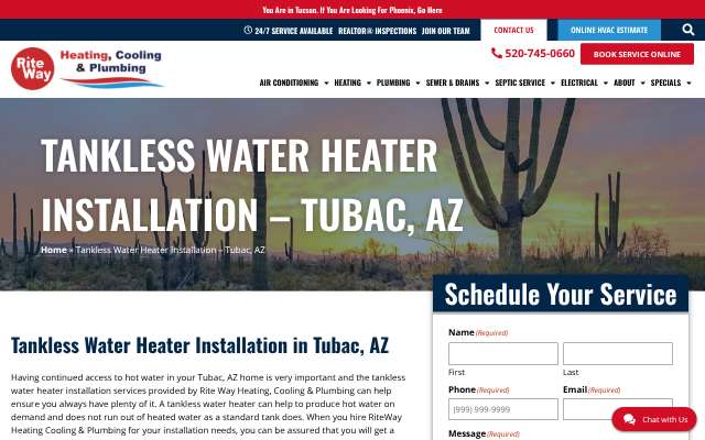 Page cited for Rite Way Heating, Cooling & Plumbing