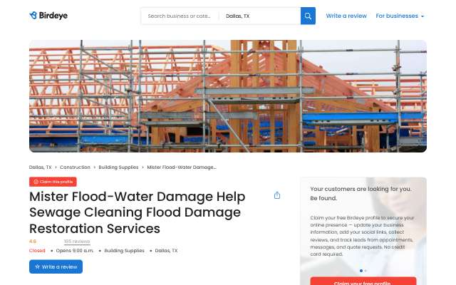 Page cited for Mister Flood
