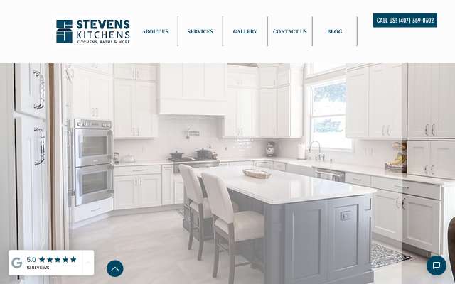 Stevens Kitchens's page as the assistant saw it