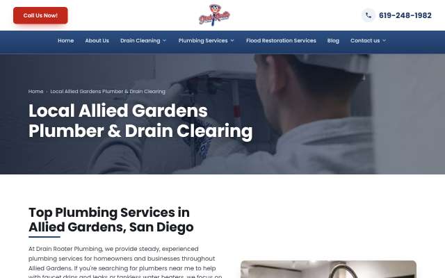 Page cited for Drain Rooter Plumbing SD