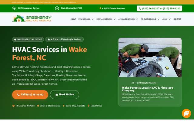 Page cited for Greenergy Air