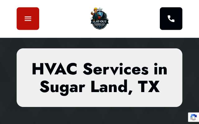 Flat-Out Plumbing, HVAC & Restoration's page as the assistant saw it