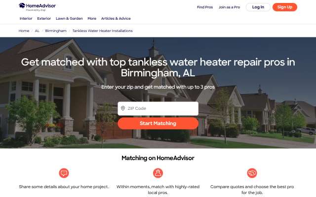 Page cited for Bo's Plumbing